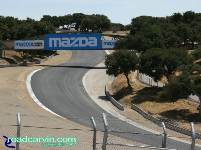 Laguna Seca - A Look Back - Corkscrew Bottom Now